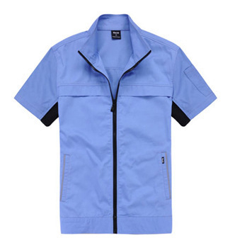 【廠家直銷 夏季廠服 工作服 工廠制服 工裝定做 短袖工作服定做】價格,廠家,圖片,制服、工作服,佛山市南海區(qū)唯藍天伊工作服-